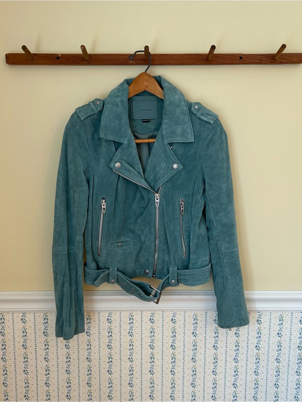 BLANK NYC Leather Motorcycle Jacket